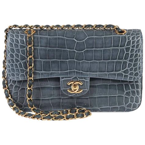 chanel alligator|chanel leather.